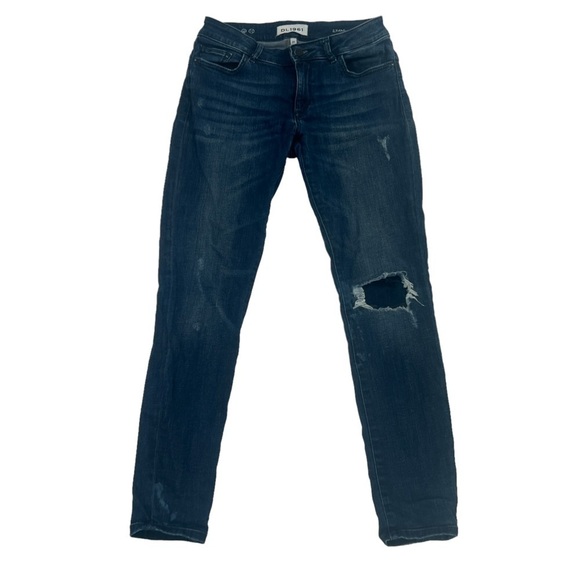 DL1961 Emma Power Legging Distressed Jeans Size 27 Women’s - Picture 1 of 7